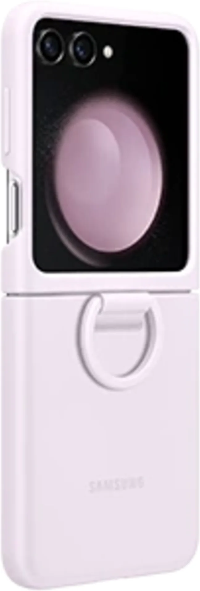 Imagen 0 de Samsung Galaxy Z Flip5 Silicone Case with Ring (Lavender) (EF-PF731TVEGWW)