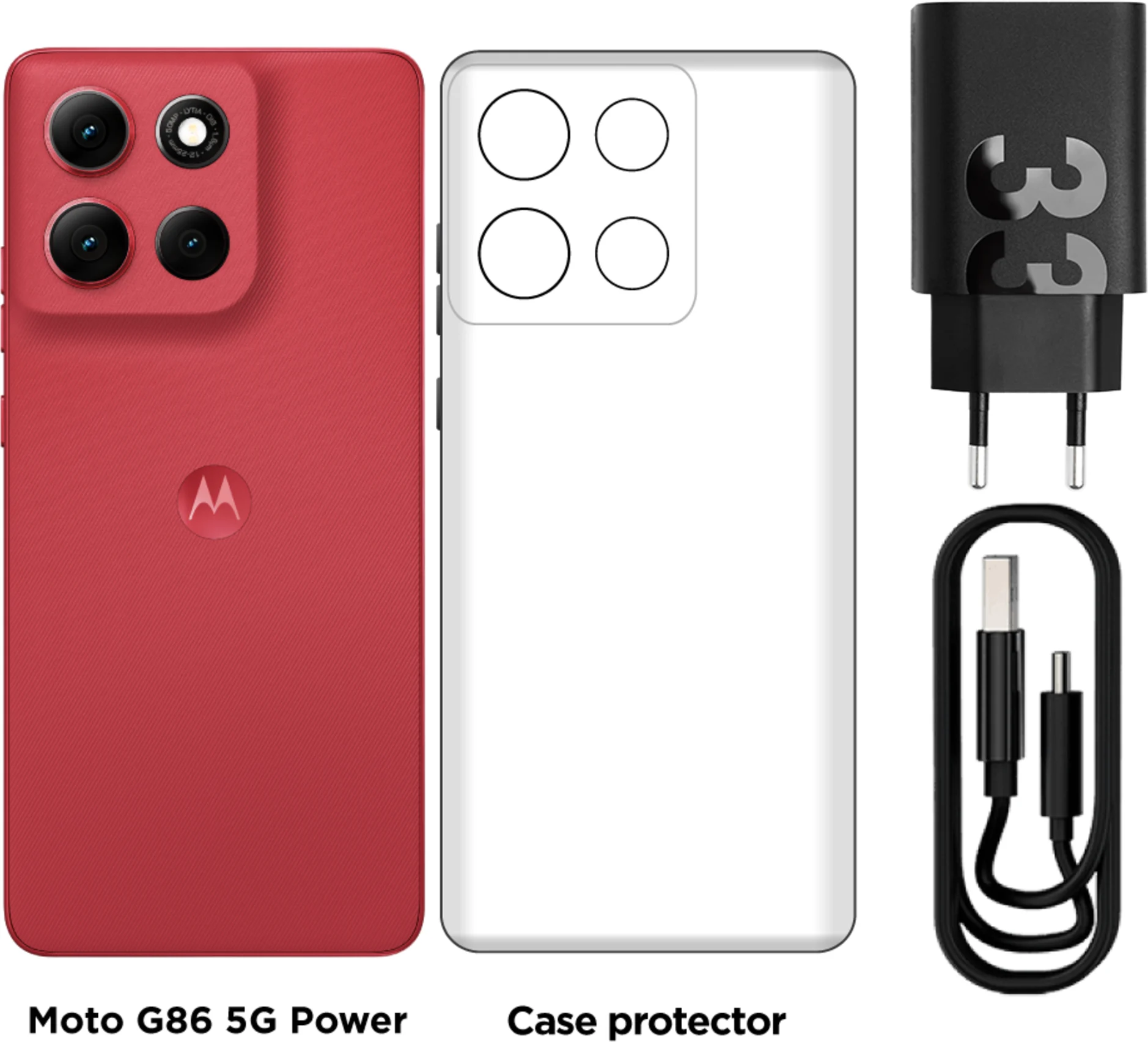 Imagen 4 de Celular Motorola Moto G86 256GB RAM 8GB 50MP 6.67' Cherry