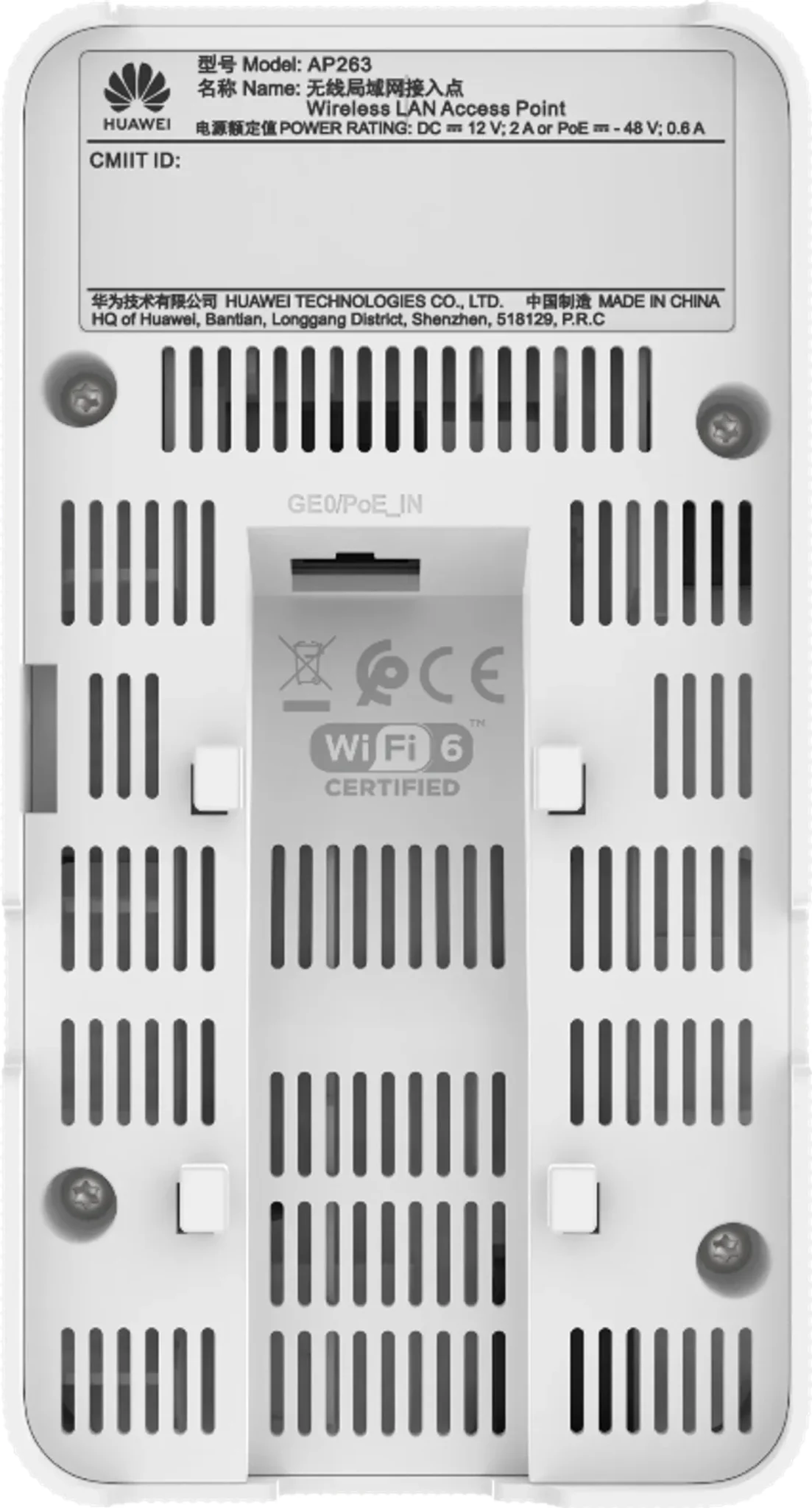 Imagen 4 de AP263. AP de pared HUAWEI serie eKitEngine con tecnologia 802.11ax alcanza veloc