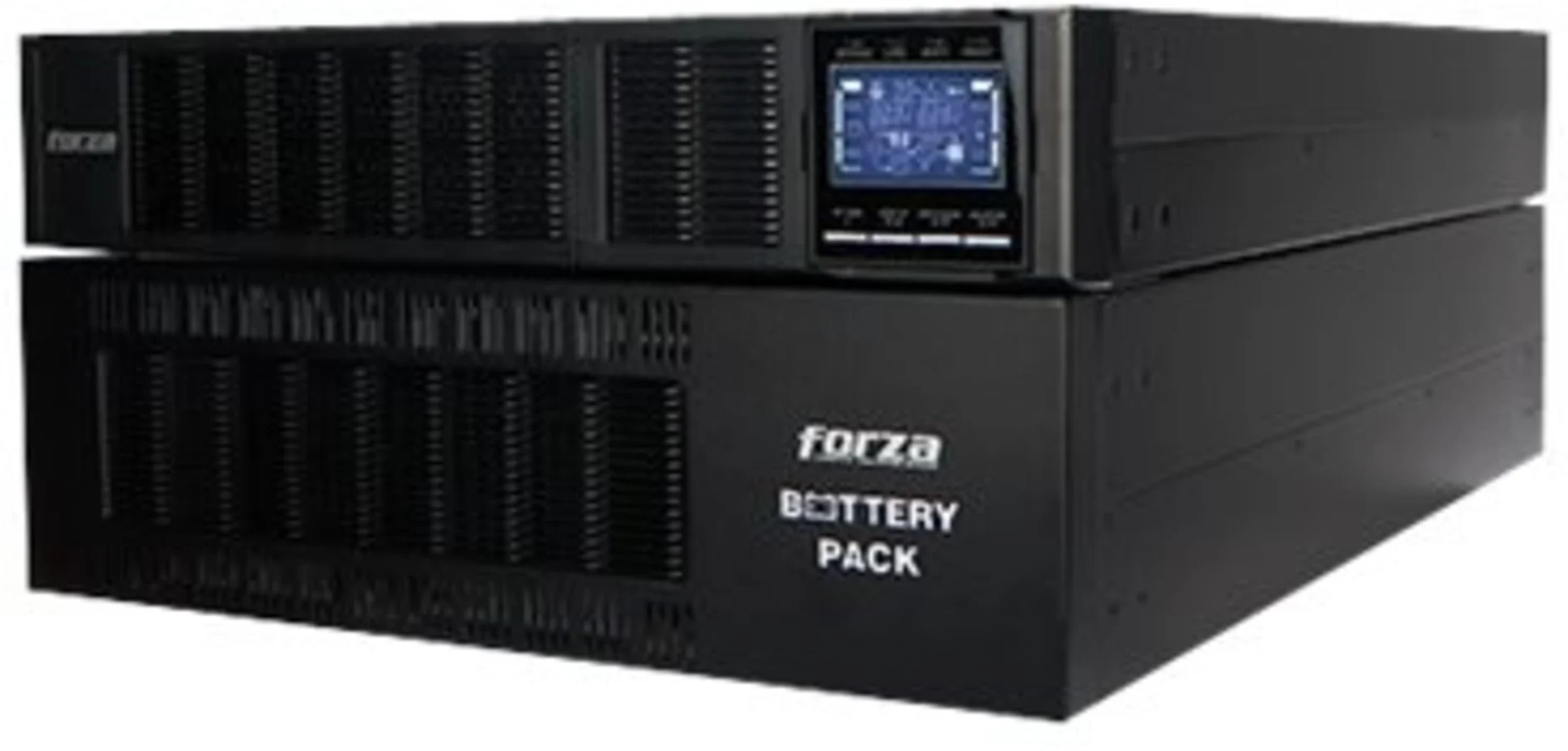 Imagen 1 de UPS Forza 10KVA 10000W Rack 220V 40-70Hz c/banco de bateria LCD USB SNMP RS232