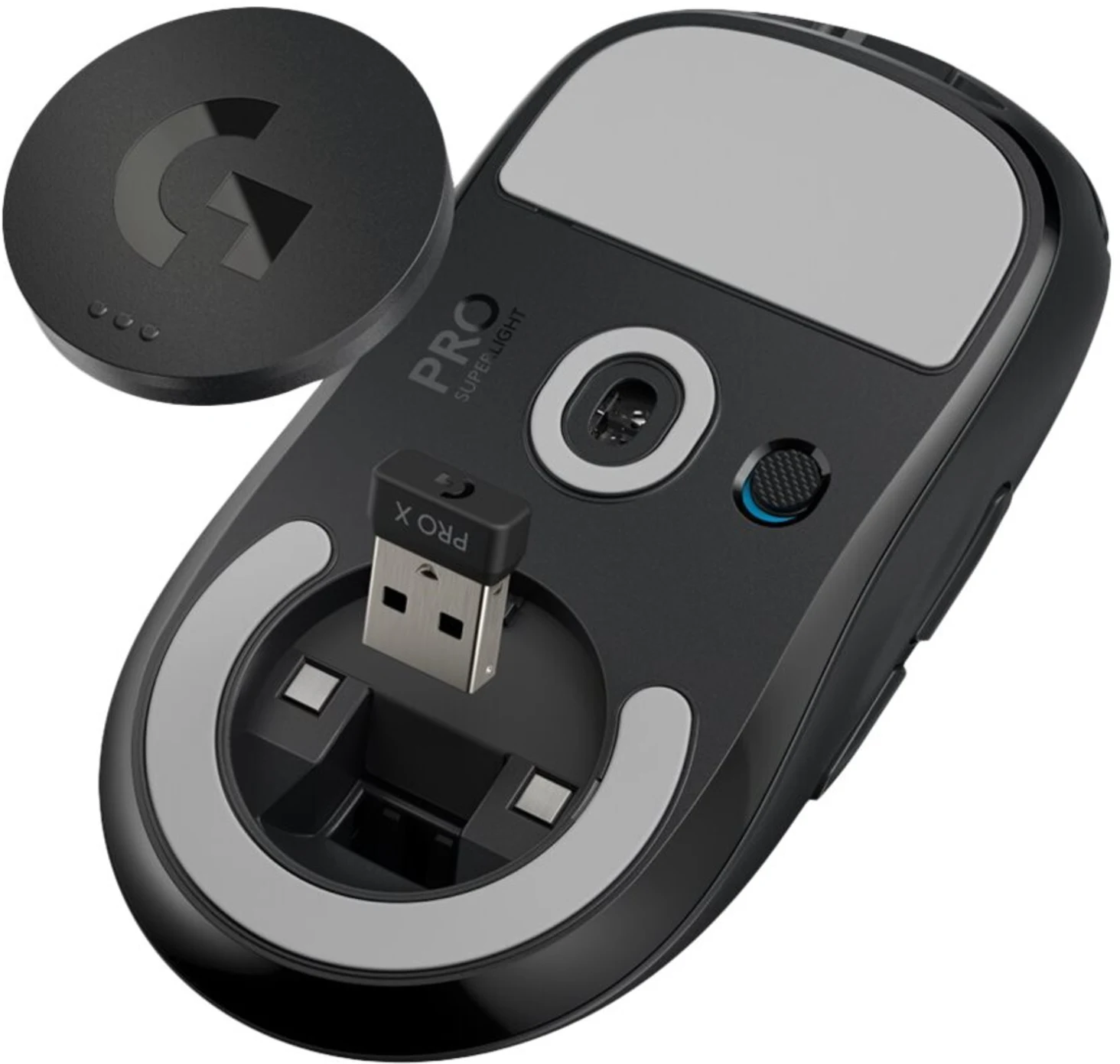 Imagen 3 de Mouse Inalámbrico Logitech G Pro X Superlight Sensor Hero 25000dpi 1000Hz Negro