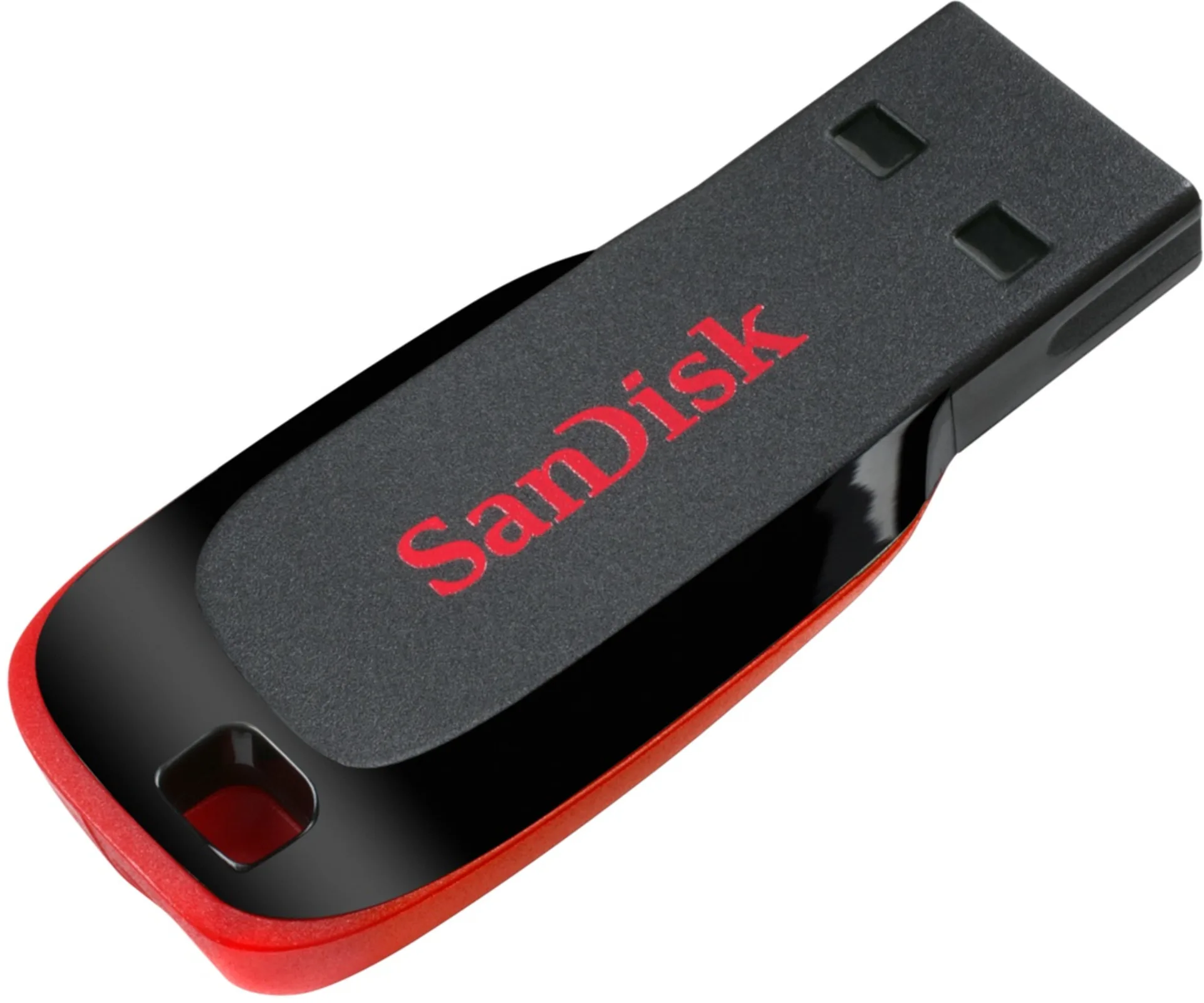 Imagen 4 de Pendrive 32GB SanDisk Ultra Blade USB 2.0 Color Rojo y Negro 