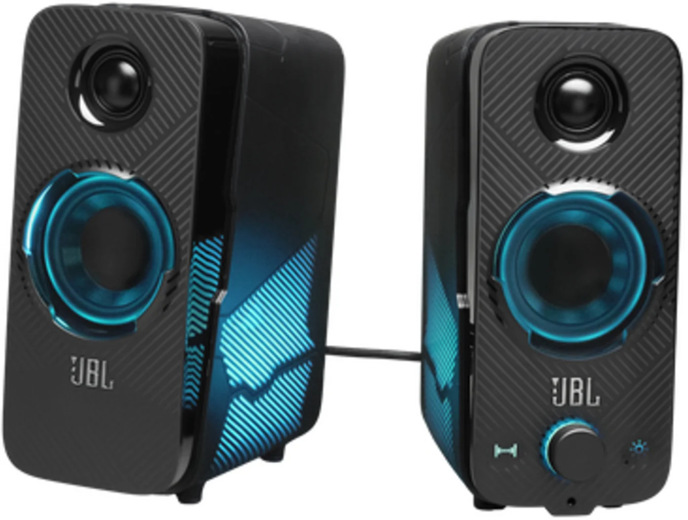 Imagen 0 de Parlantes 2.0 JBL Gamer Quantum Duo Dolby Digital Bluetooth 4.2 Negro