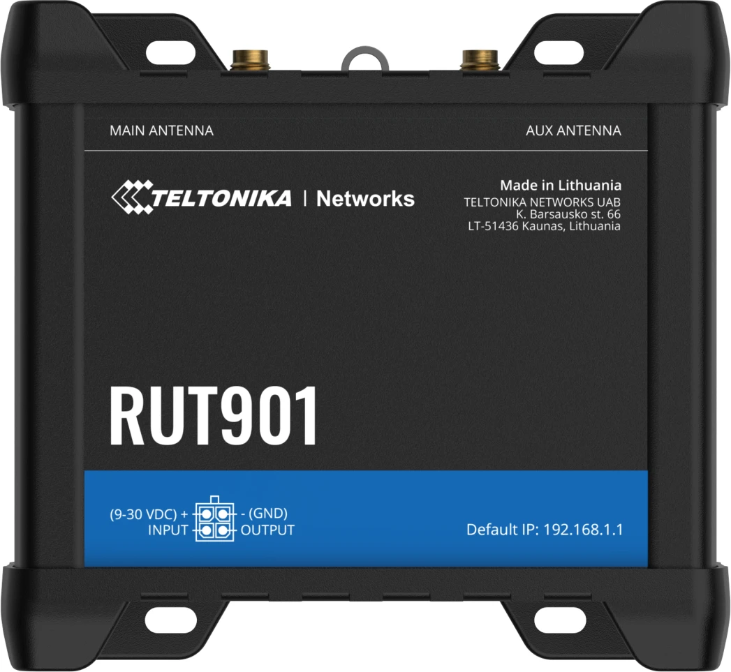 Imagen 2 de Router Celular Industrial Teltonika RUT901 LTE Cat 4 