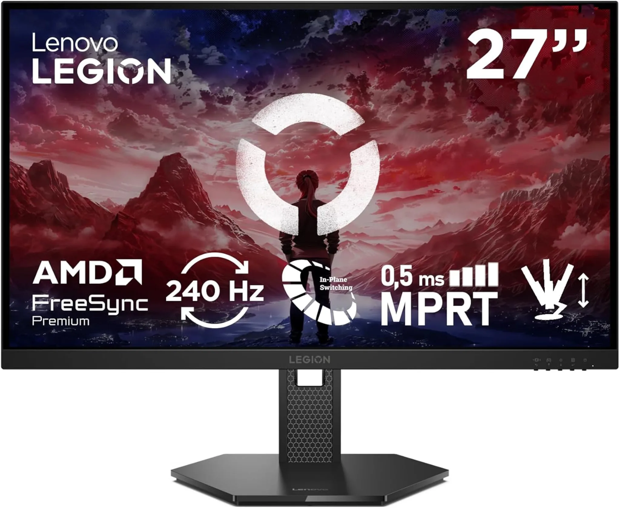 Imagen 0 de Monitor Lenovo Legion 27-10 27" FHD 1920*1080 IPS 1*DP 2*HDMI 240Hz
