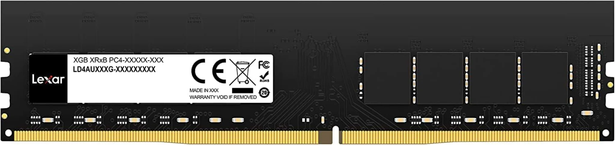 Imagen 0 de Memoria RAM 16GB DDR4 3200MHz DIMM CL22 Non-ECC 1.2V 288p - Lexar