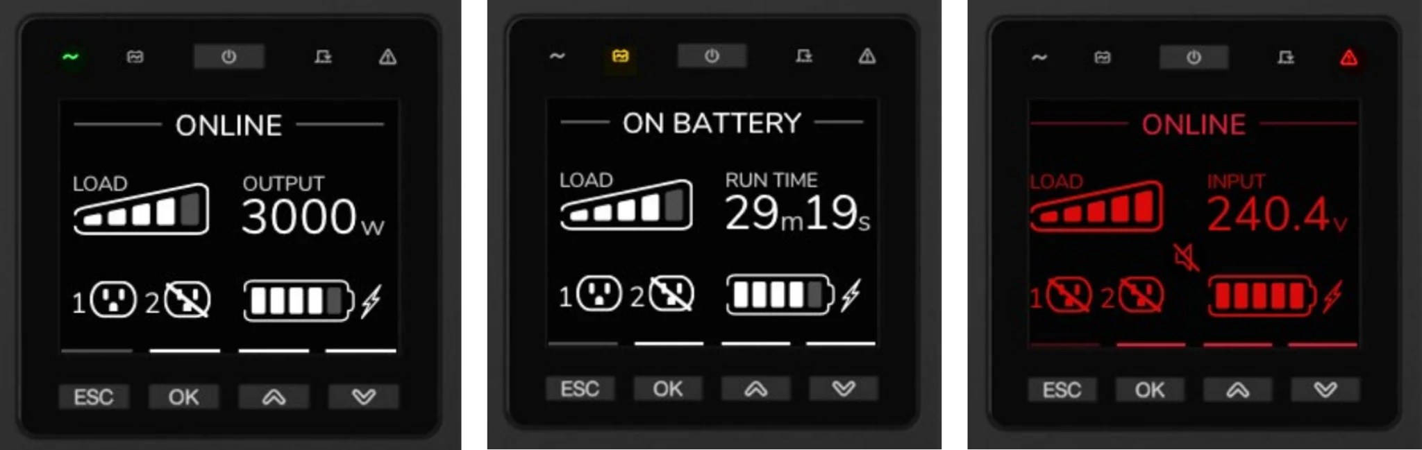 Imagen 5 de UPS APC Smart-UPS SRTG5KXLI 5kVA/5kW 230V, Rack Torre 2x IEC C13+1x IEC C19