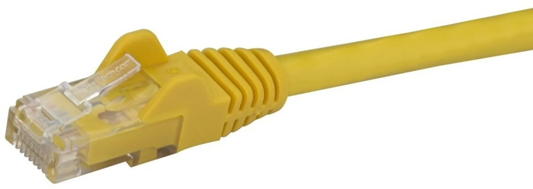 Imagen 1 de Cable Red StarTech Cat6 UTP RJ45 1 24 AWG ft, 30cm sin enganche Color Amarillo
