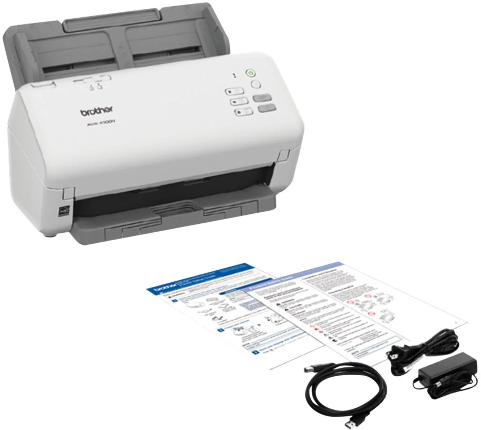 Imagen 6 de Escáner de Escritorio Brother ADS-4300N, Prof 600ppp 80ppm Doble Cara LAN USB2.0