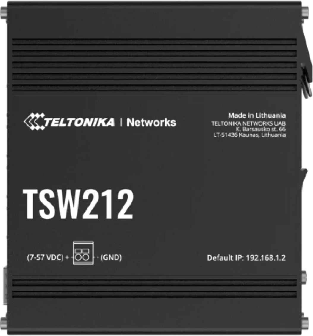Imagen 0 de Switch Gestionable Teltonika TSW212, 8x Gigabit y 2 SFP L2 con Funciones L3