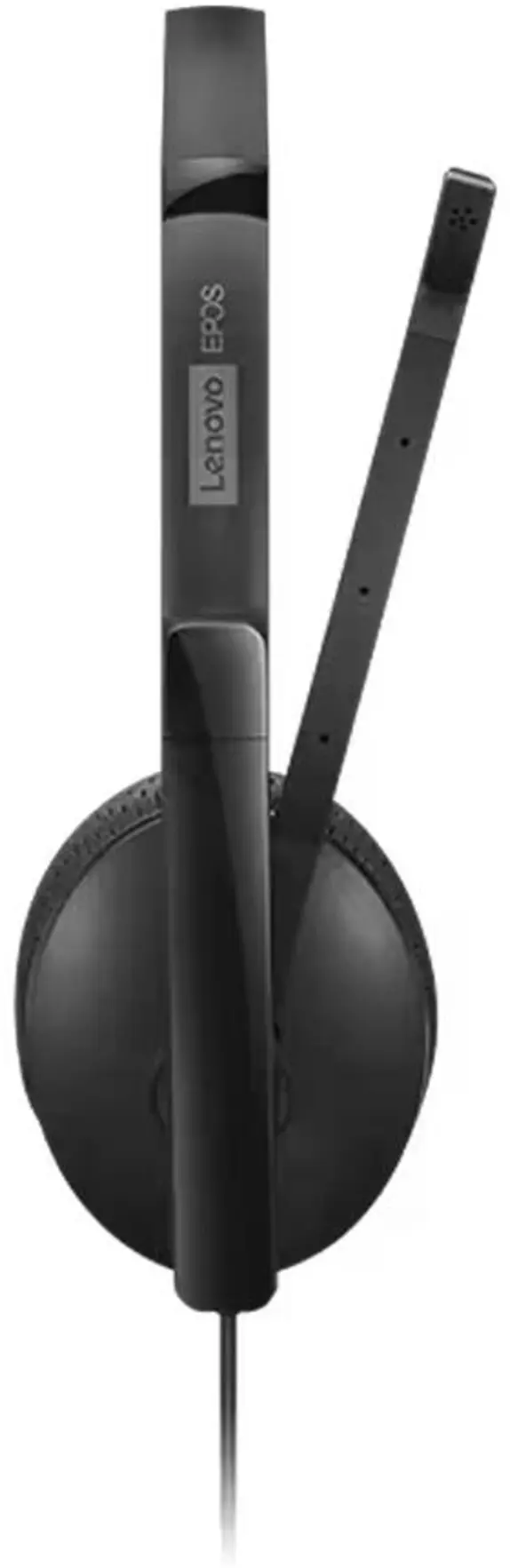 Imagen 3 de Audífonos Alámbricos OverEar Lenovo Wired VoIP, USB-C/USB-A Ms Teams, Negros