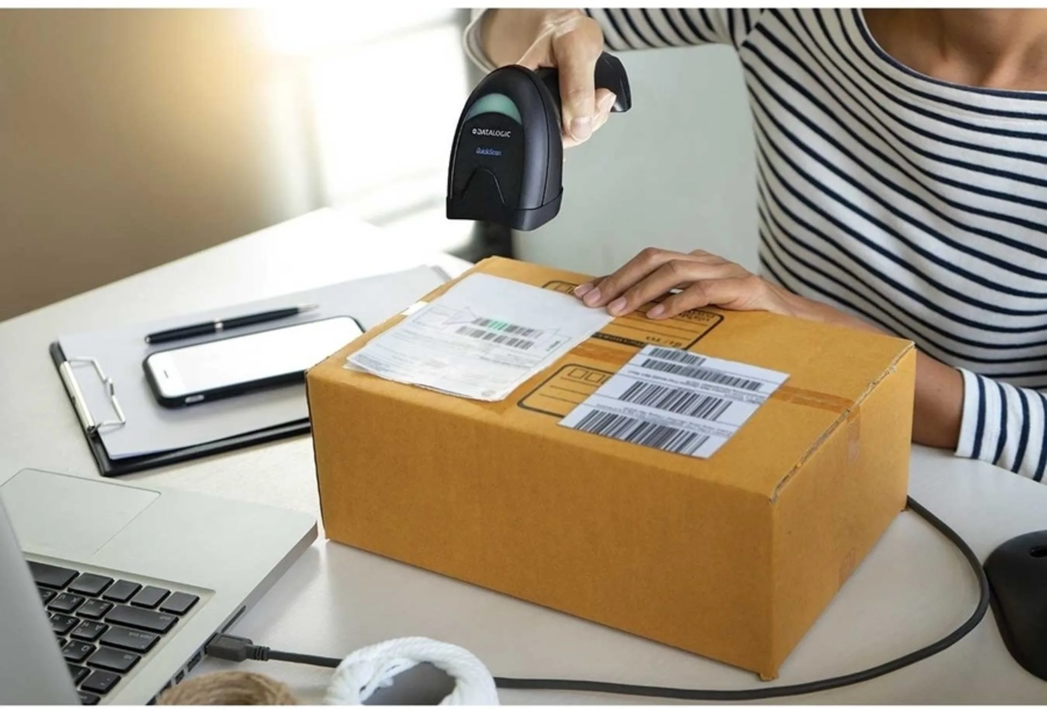 Imagen 10 de Lector de Código de Barras Escáner 1D/2D Inalámbrico IP52 Bluetooth Kit USB