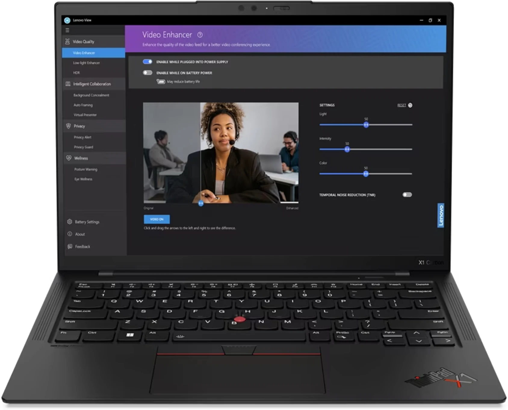 Imagen 9 de Notebook Lenovo ThinkPad X1 Carbon Gen11 I7-1365U Vpro RAM32GB SSD1TB 14" W11P