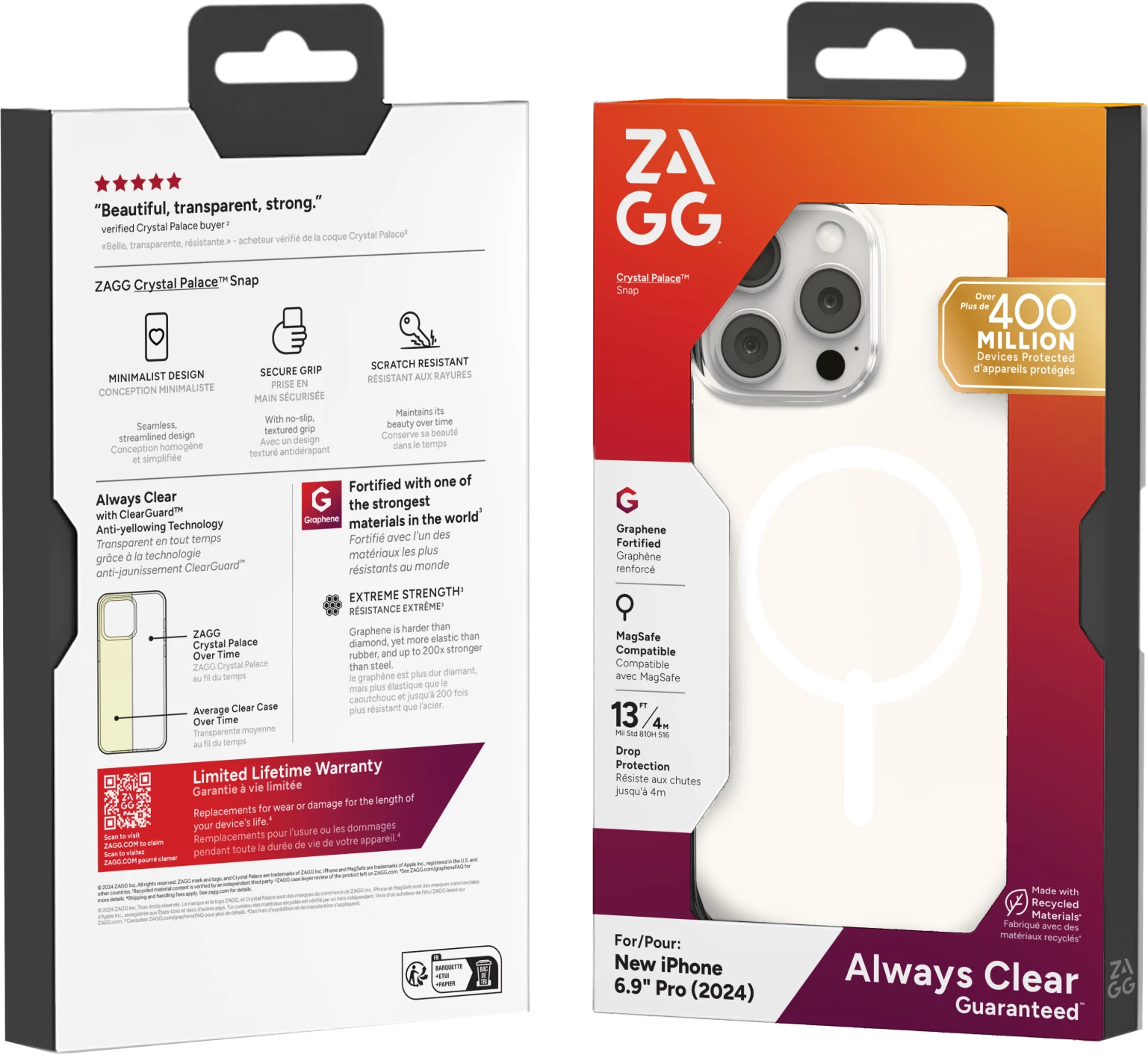 Imagen 4 de Funda Crystal Palace Snap Magsafe iPhone 16 Pro Max Zagg Michael