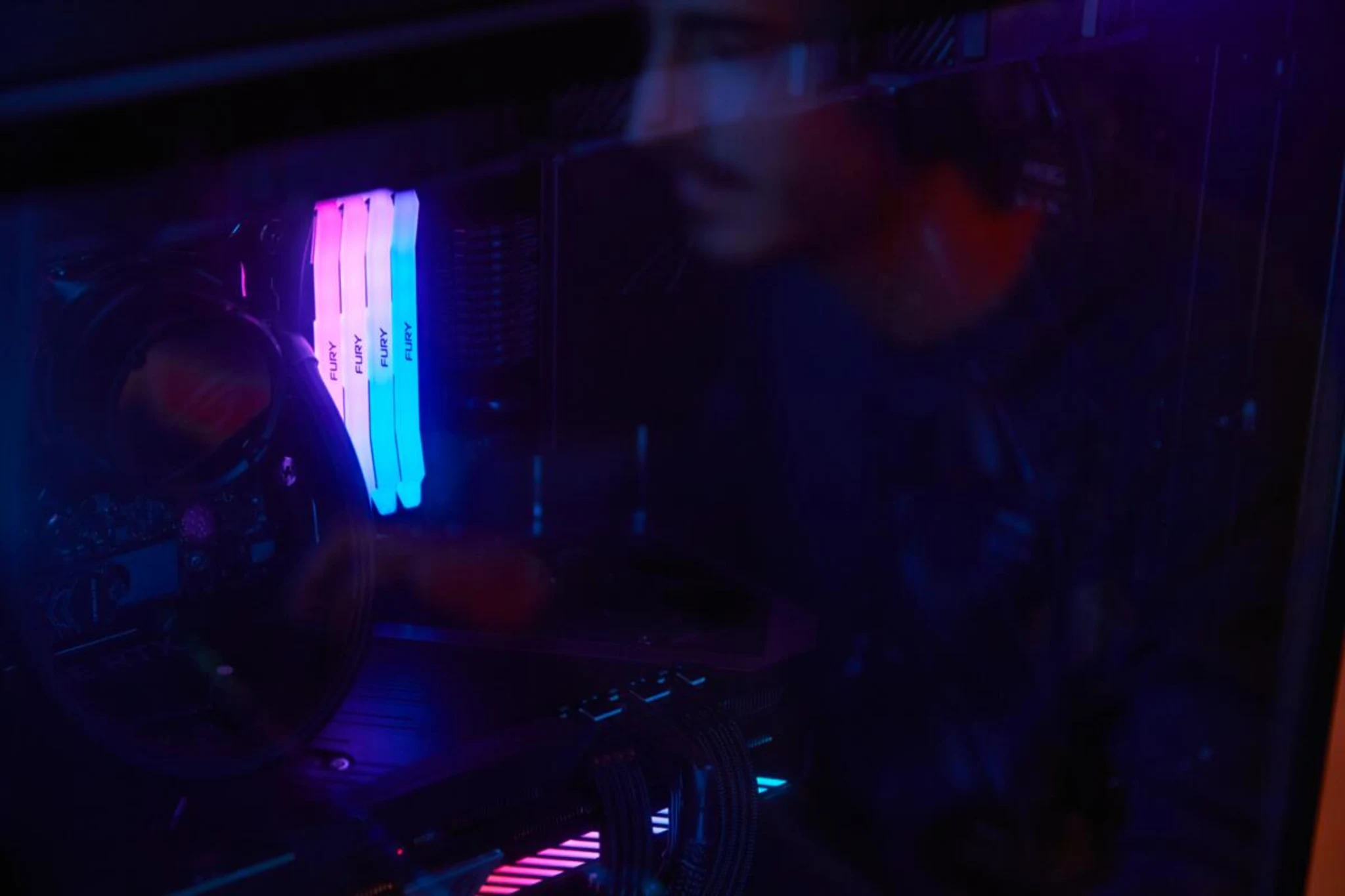 Imagen 12 de Memoria RAM 24GB DDR5 6400MHz DIMM CL32 Non-ECC 1.4v 288p - Fury Renegade RGB