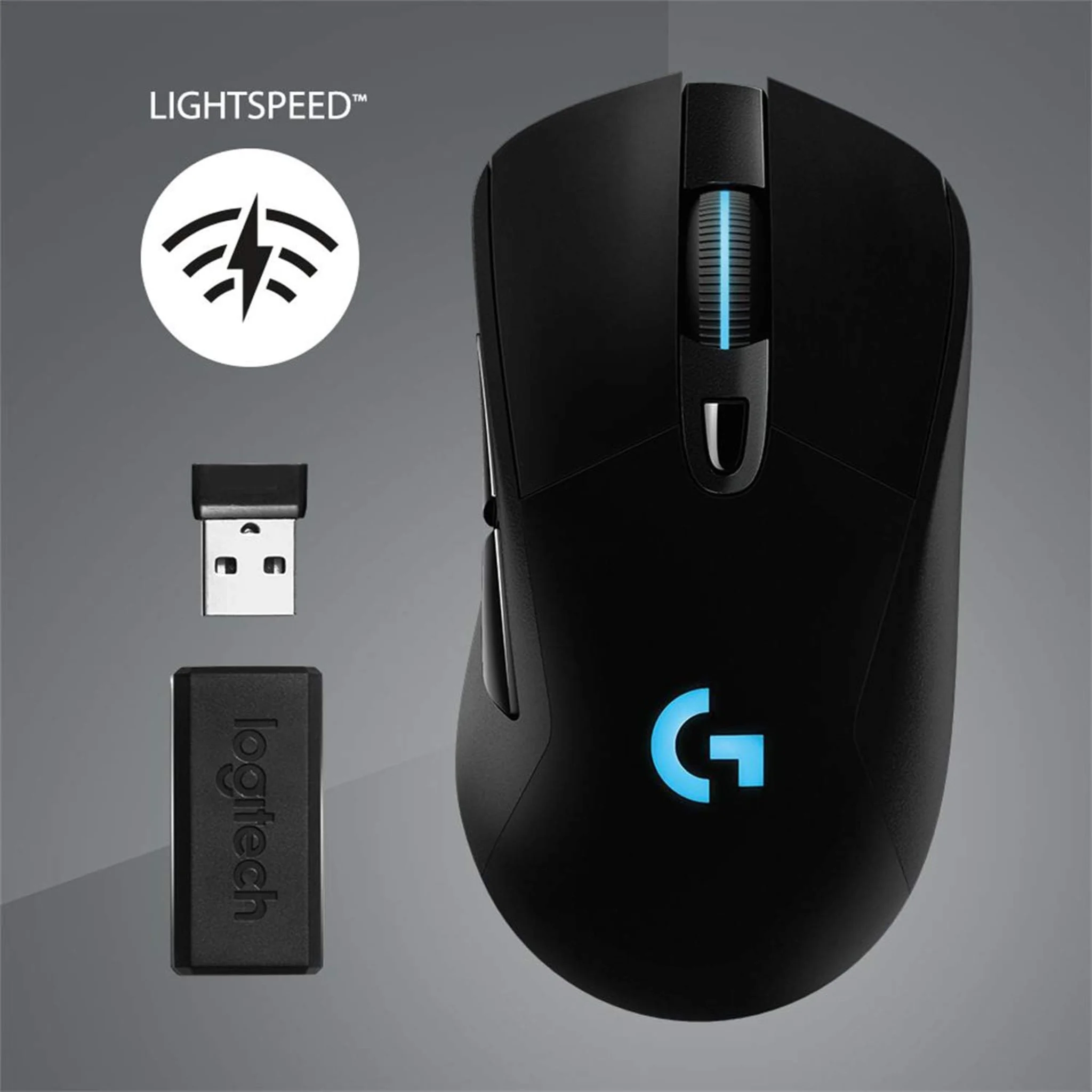 Imagen 3 de Mouse Gamer Inalámbrico Logitech G703 lightspeed Ópt 16000DPI 6 Botons USB Negro