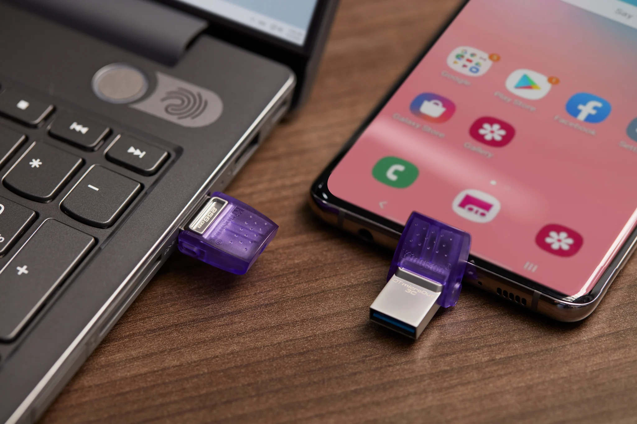 Imagen 9 de Pendrive 256GB Kingston DataTraveler microDuo 3C dual USB-A/USB-C Lec200MB/s