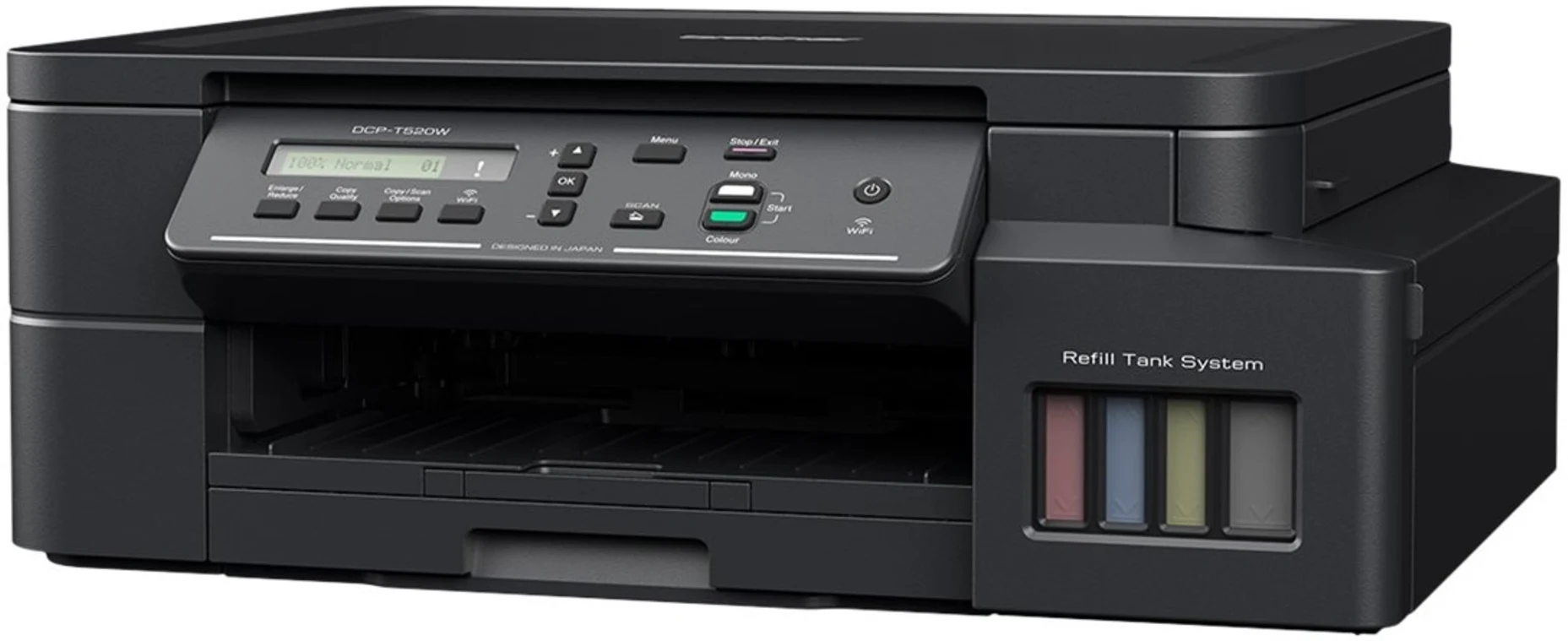 Imagen 1 de Impresora Multifunción Brother DCP-T520W Tanque Tinta Color WiFi USB MFP 30ppm