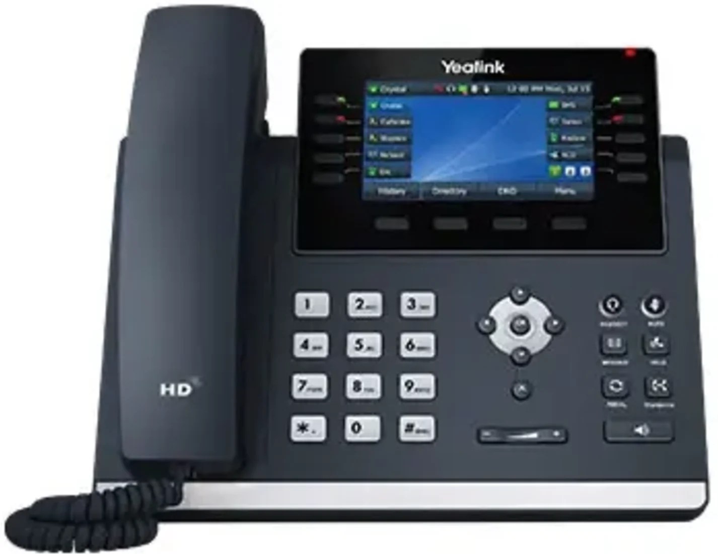 Imagen 2 de Teléfono Yealink SIP-T46U Pantalla color 4.3" 2*USB 2 Gigabit PoE WiFI 2*RJ9