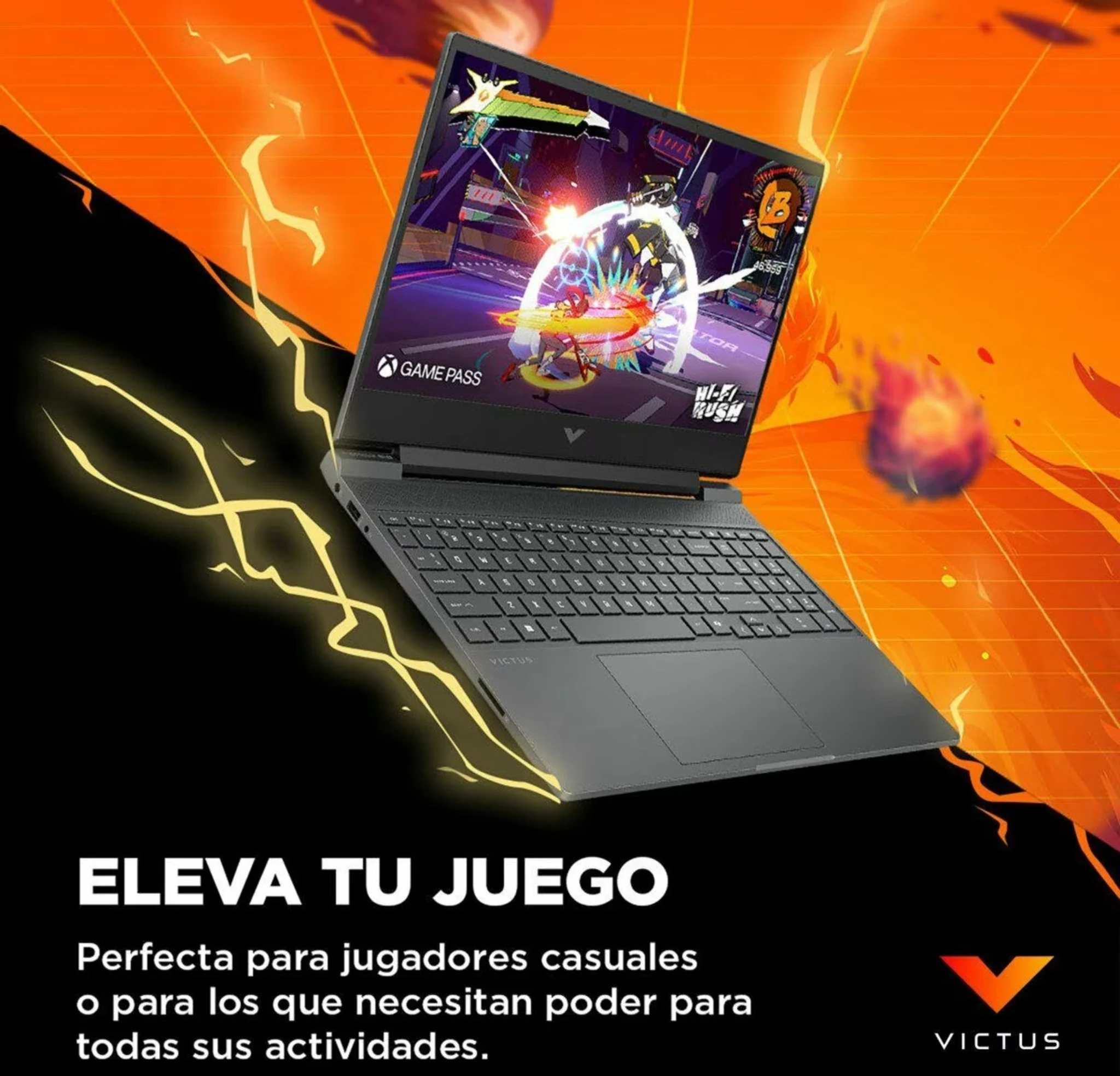 Imagen 1 de Notebook HP Victus AMD R7-8845HS RAM 16GB SSD 1TB 15.6" RTX4050-06GB W11H