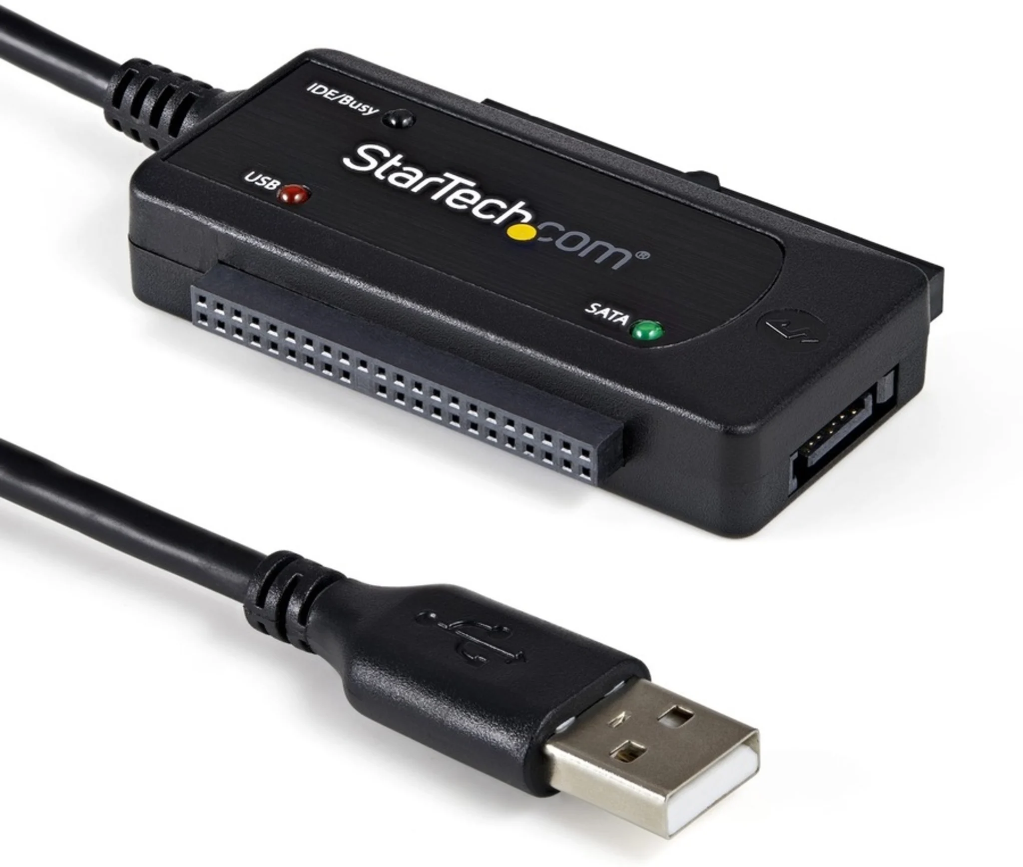 Imagen 0 de Adaptador SATA IDE a USB 2.0 para Disco Duro/SSD con Alimentación SATA IDE LP4