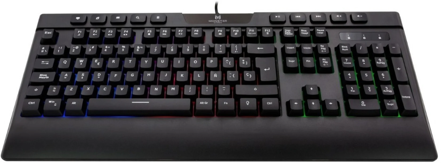 Imagen 1 de T1027 KEYBOARD GAMER MONSTER INCEPTION