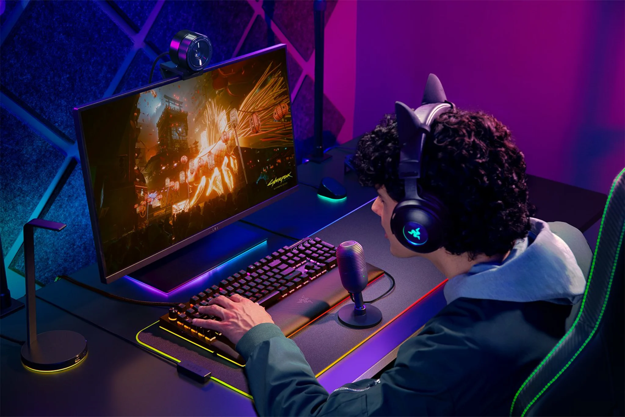 Imagen 5 de Micrófono Gamer Razer Seiren V3 Mini USB Ultra Compacto Edición NASA