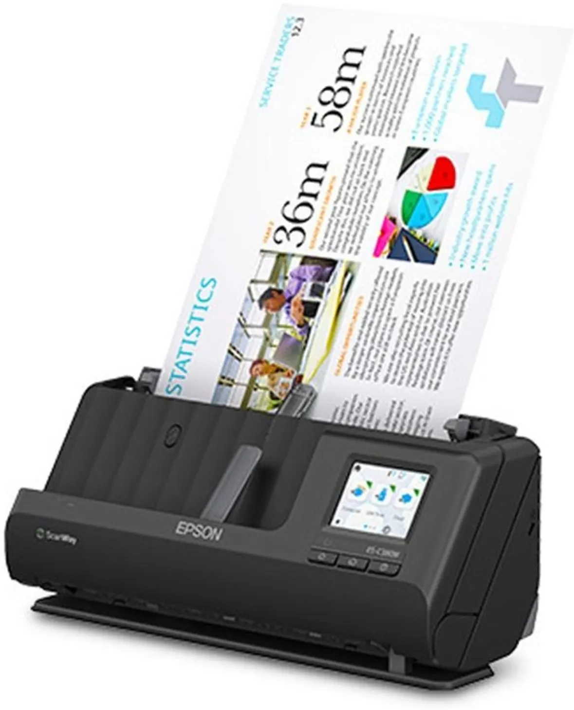 Imagen 1 de Escáner de Escritorio Epson WorkForce ES-C380W WiFi USB 2.0