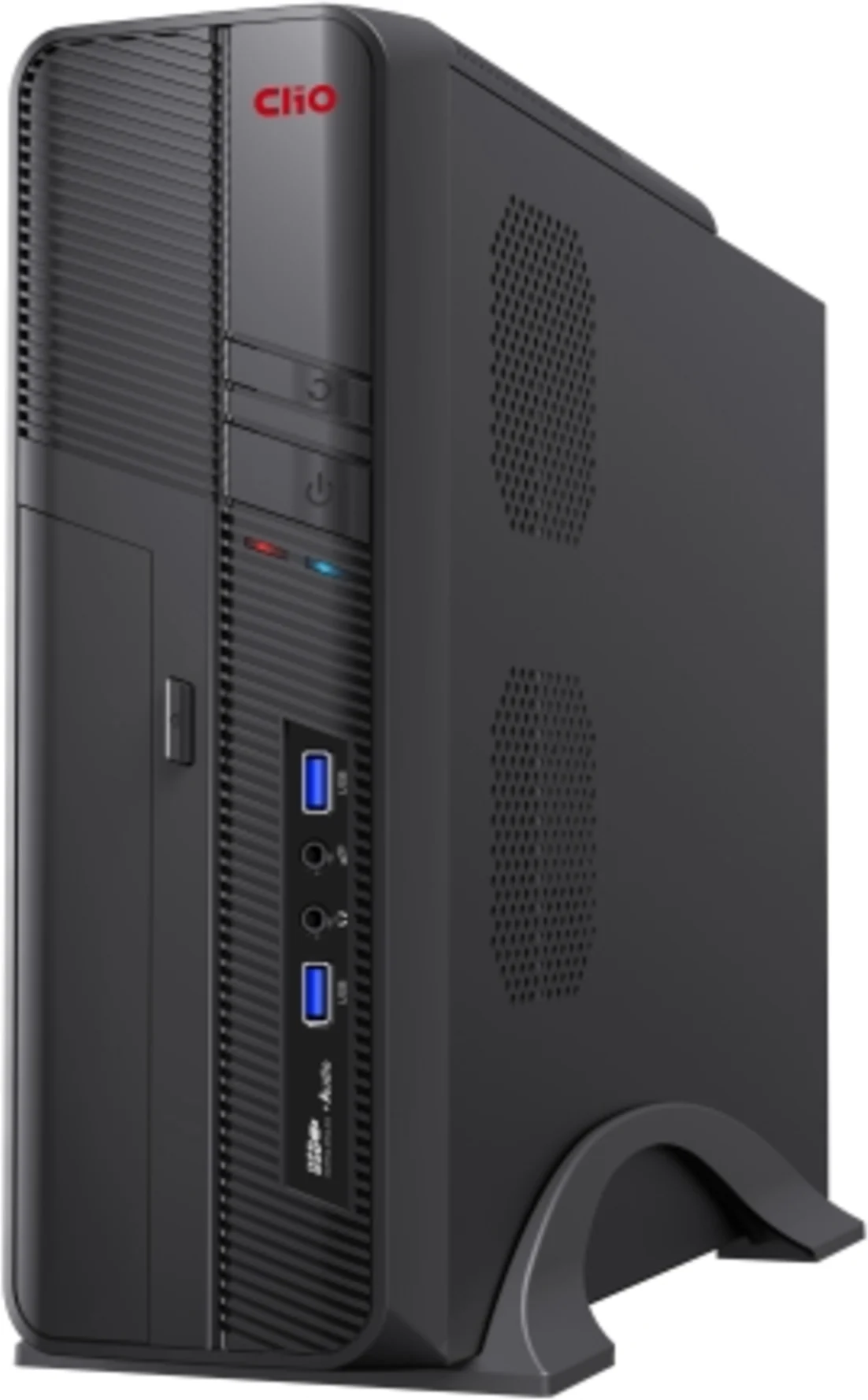 Imagen 2 de Gabinete Slim Clio CL-S605 Full  mATX ITX 2*USB 3.0 con Fuente de Poder 500W