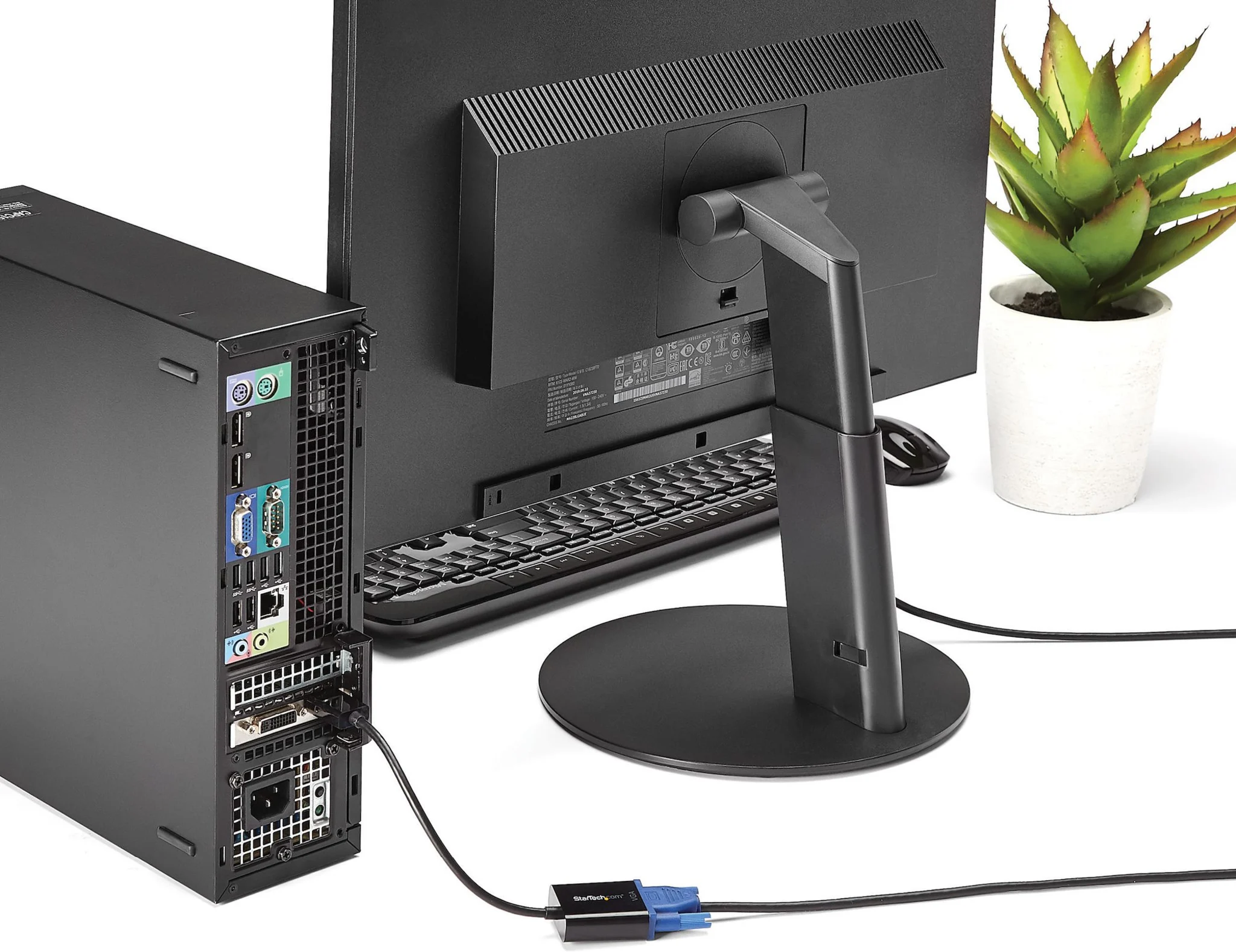 Imagen 1 de Adaptador DisplayPort 1.2 Macho a VGA Hembra  1920*1200