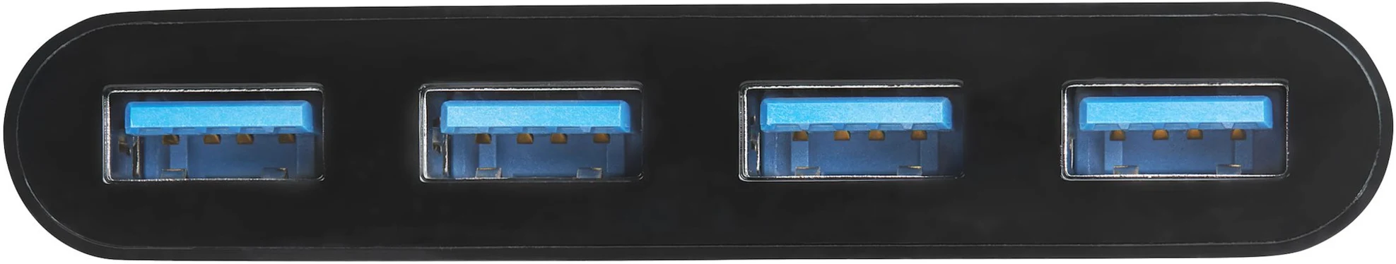 Imagen 1 de HUB USB-C StarTech 4 Puertos USB-A 3.0 Alimentado por el Bus Color Negro