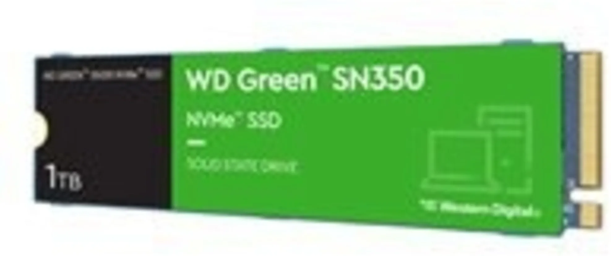 Imagen 2 de Unidad SSD Western Digital Green SN350 1TB M.2 22*80 PCIe3x4 Le2400MBs Es1850MBs