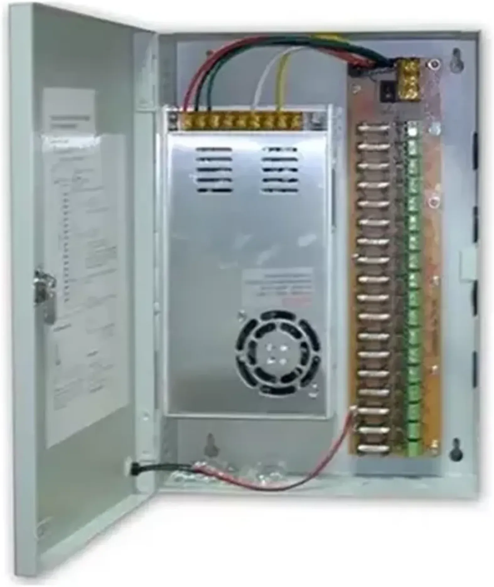 Imagen 0 de ZK-10A-9CH. Fuente de poder ZKTeco de 12 volt 10 amperes con 9 canales de conexión