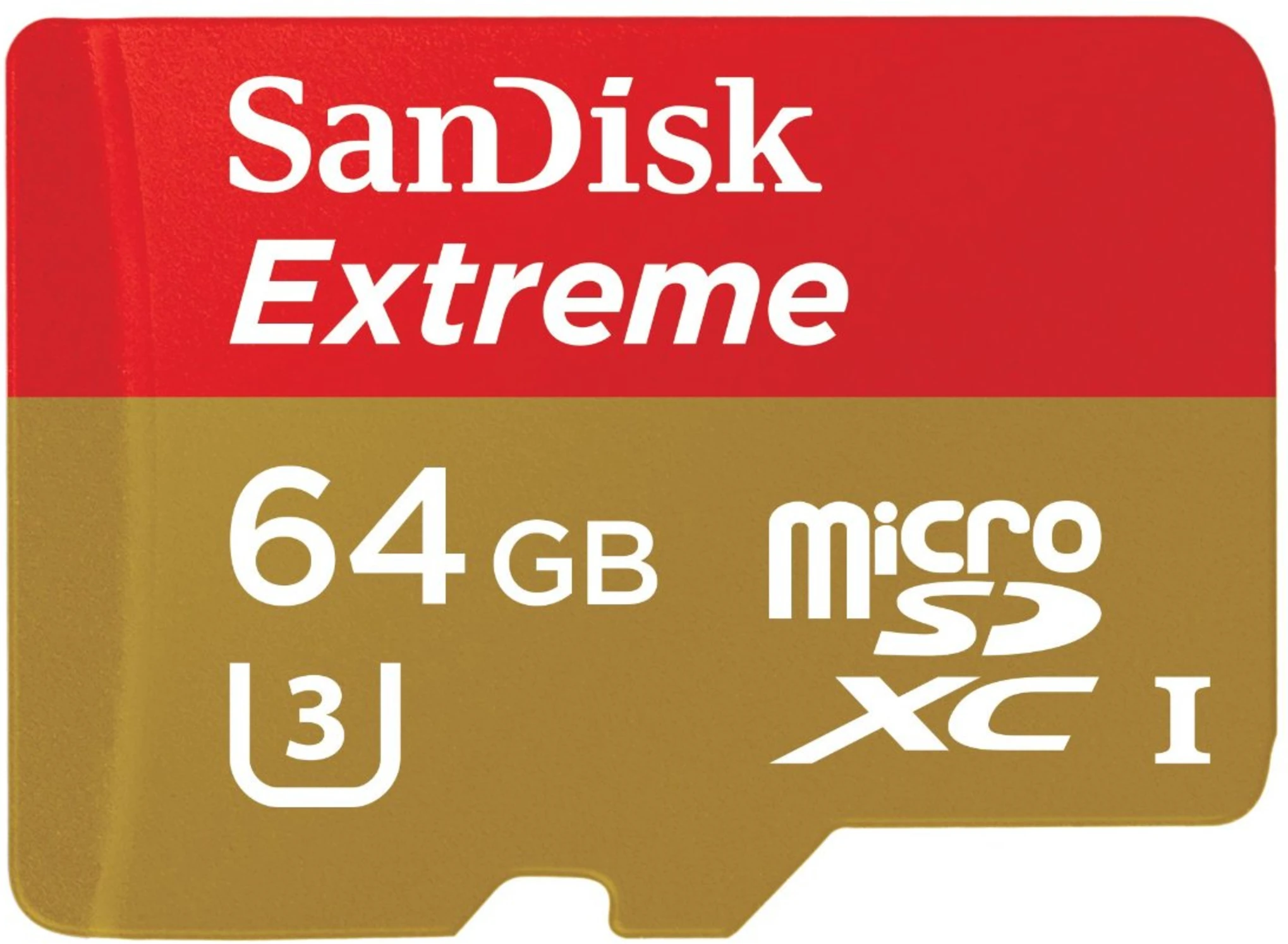 Imagen 0 de SanDisk Extreme microSDXC 64 GB UHS-I (Speed Class 3) (SDSDQXL-064G-GA4A)