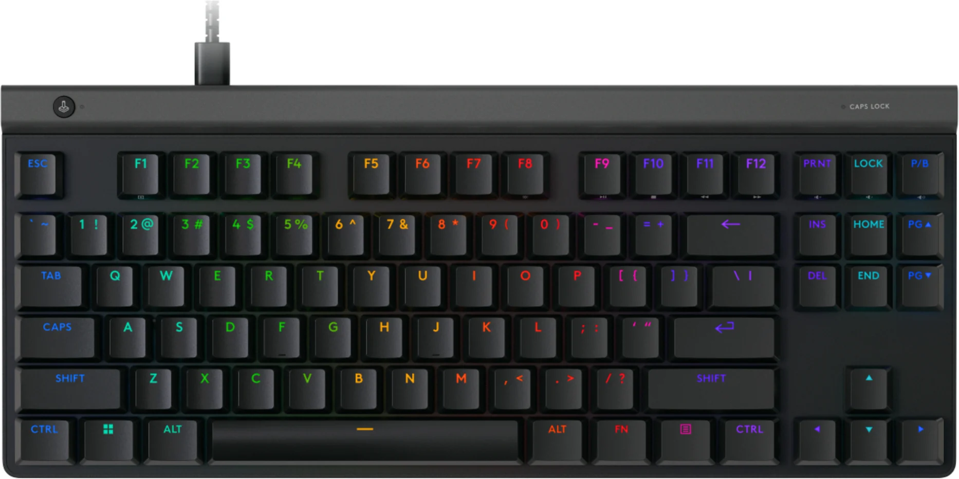 Imagen 0 de Teclado Gamer Alámbrico Logitech G515 TKL, Inglés Cable USB-C/A 1.8mts Negro