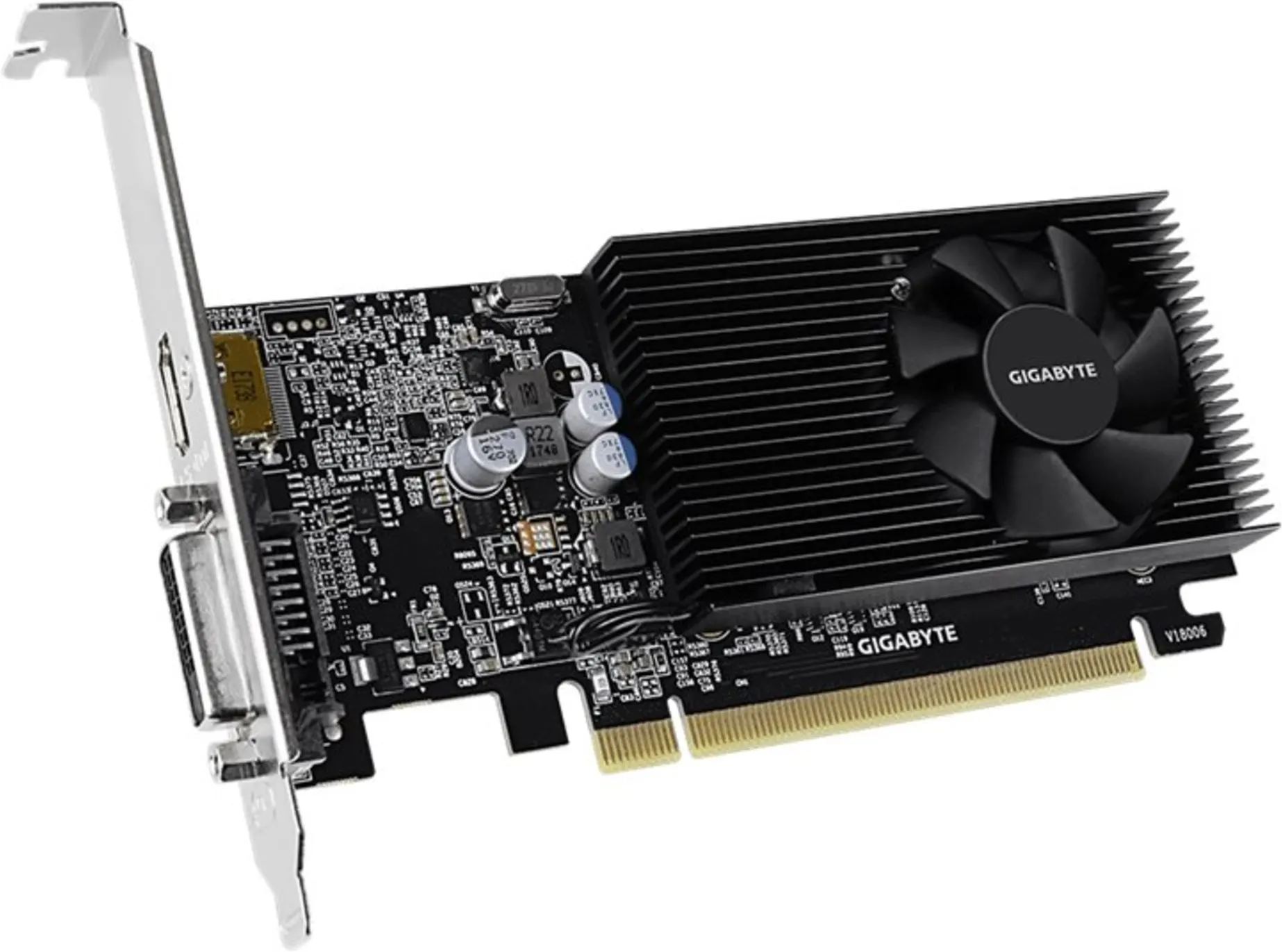 Imagen 3 de Tarjeta de Video Gigabyte GF-GT 1030 D4 2GB DDR4 PCIe3.0 DVI-D HDMI 1*FAN LowPrf