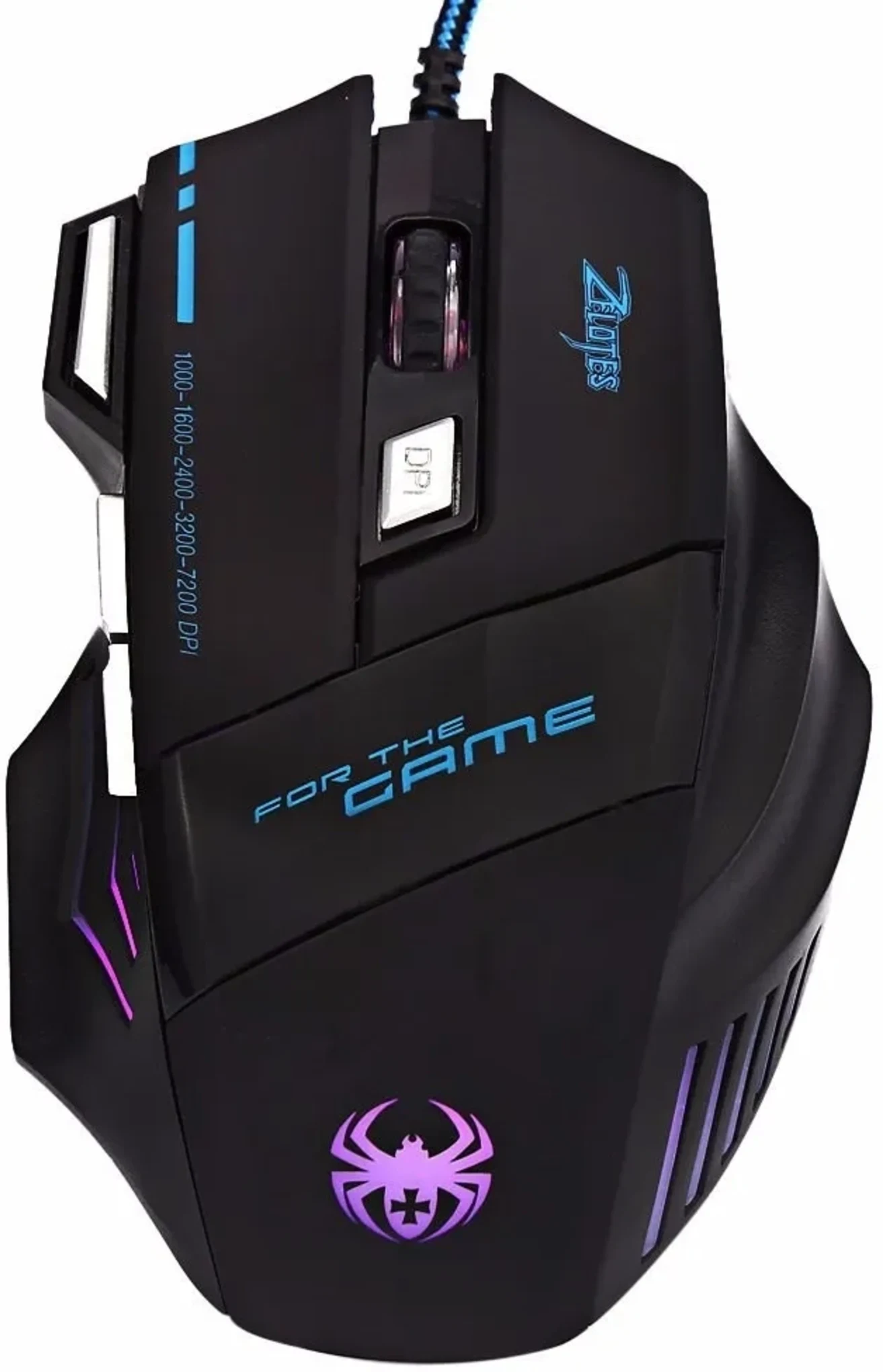 Imagen 0 de Zelotes T80 Ergonomic Wired Gaming Mouse (T-80)