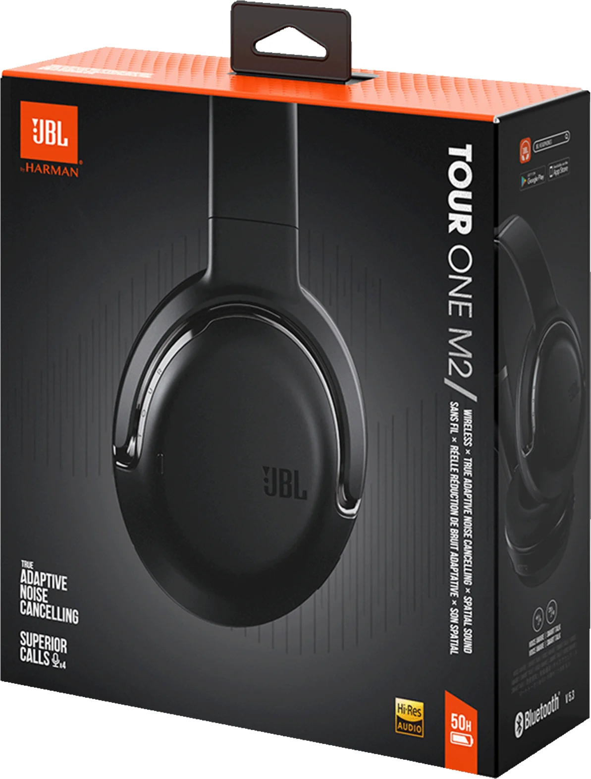 Imagen 12 de Audífonos Inalámbricos JBL Tour One MK2, OverEar Bluetooth5.3 NC Negro