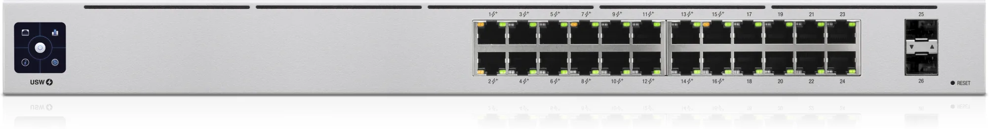 Imagen 0 de Switch Ubiquiti UniFi USW-24-POE Switch L2 PoE 24xGigE 16XPOE 2XSFP 