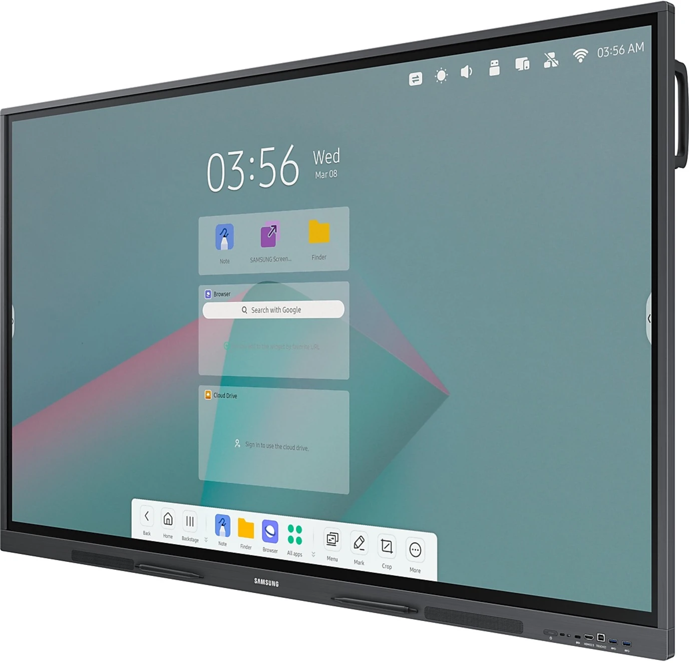 Imagen 6 de Pizarra Interactiva Samsung Flip Android 75" ADS 3840*2160 HDMI USB RJ45 BT WIFI