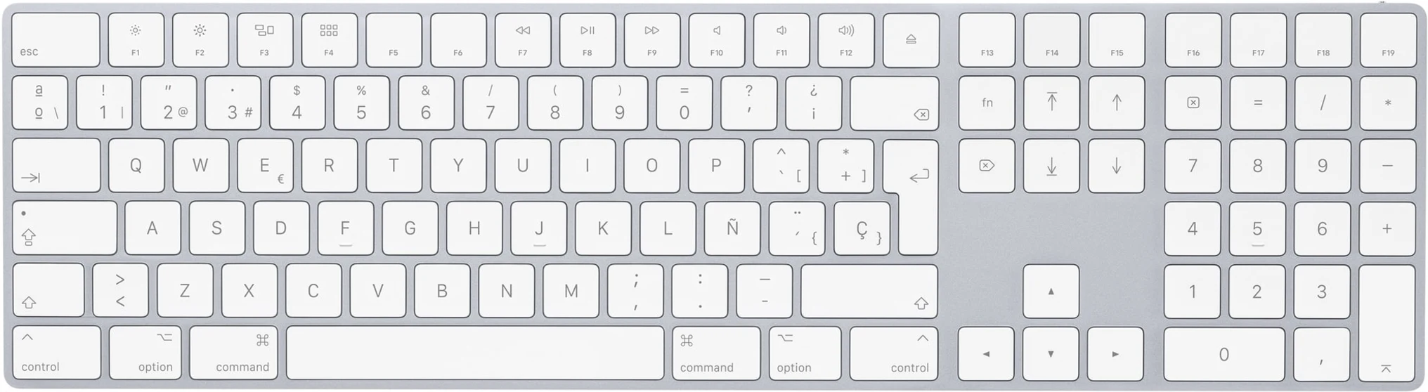 Imagen 0 de Teclado Apple Magic Keyboard con teclado numérico - Español