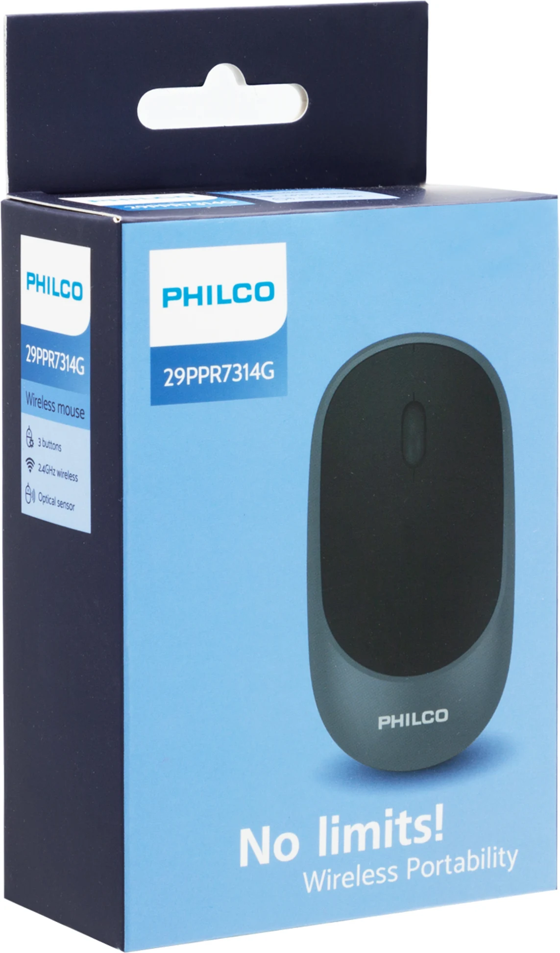 Imagen 0 de MOUSE INAL. PPR7314 GRIS PHILCO PRO