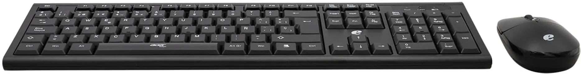 Imagen 2 de EKW111 SP COMBO TECLADO + MOUSE NEGROS eMachines