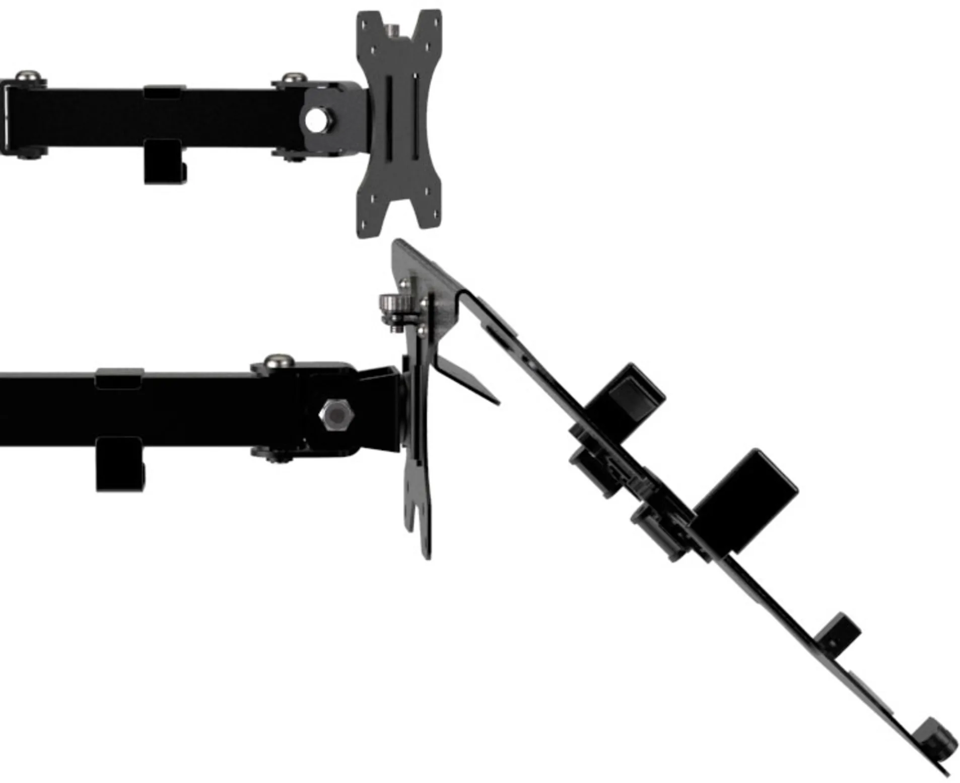 Imagen 4 de Soporte de Escritorio Monitor/Notebook 13" a 32" 8Kg Articulado - KLIPX