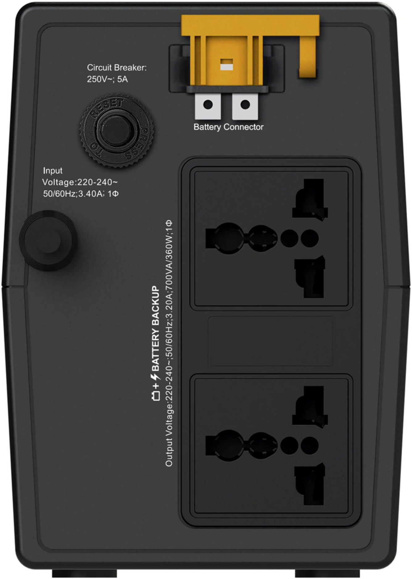 Imagen 3 de UPS APC Easy 700VA 360W Interactiva con Regulador Automático de Voltaje