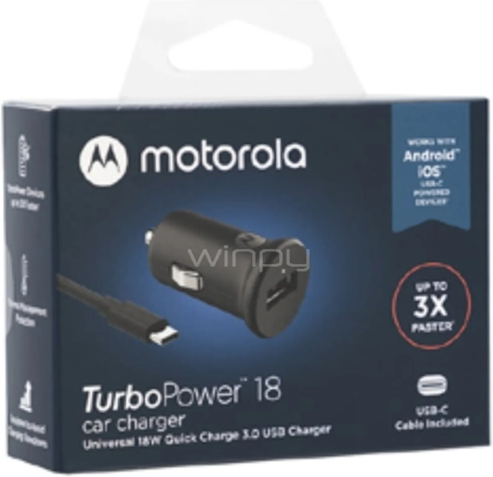 Imagen 1 de Motorola - Car battery charger - Lithium ion - Para Universal - Tipo C