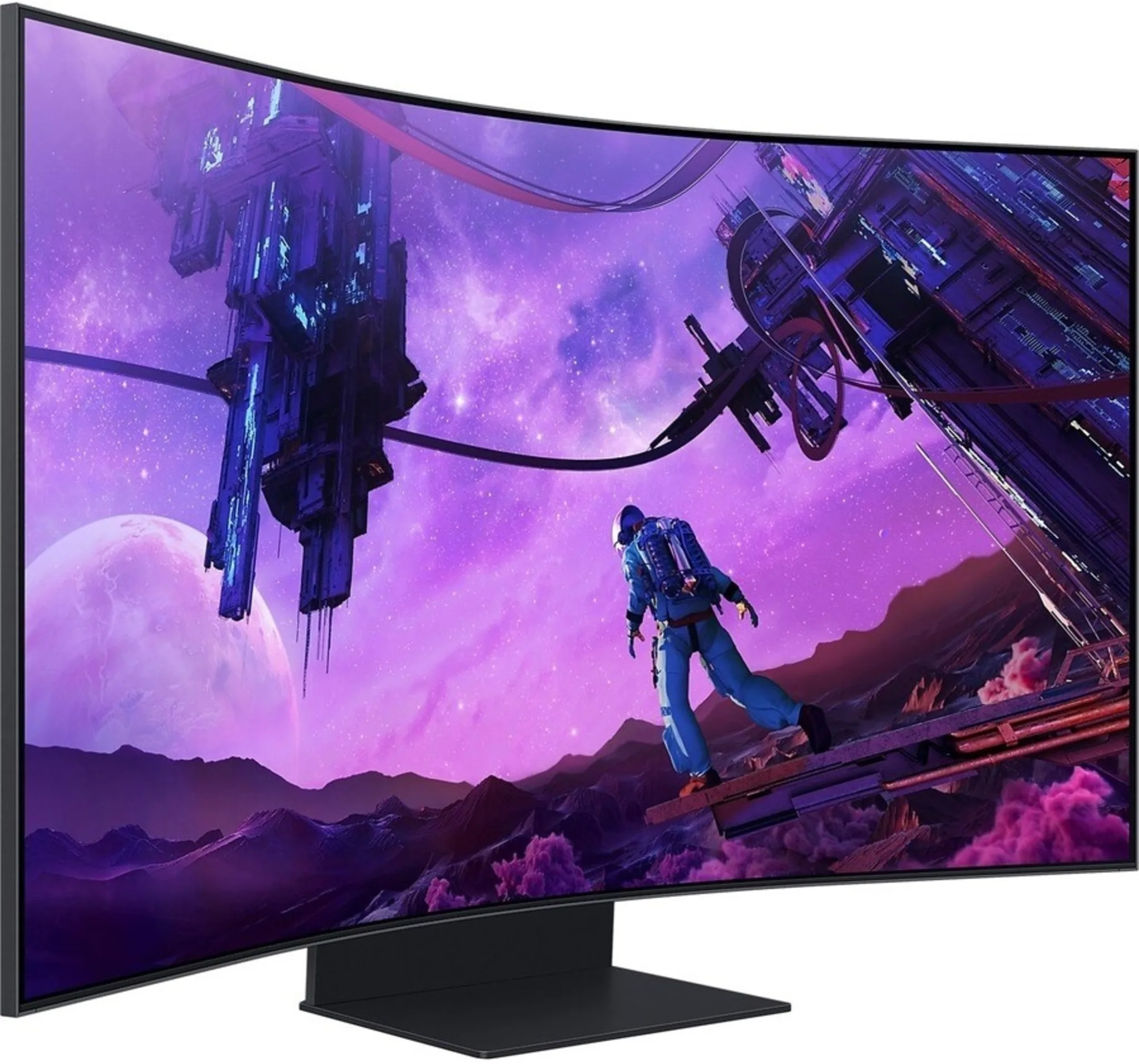 Imagen 15 de Monitor Gamer Curvo Samsung Odyssey ARK UHD 55" 3840x2160 VA 4*HDMI USB BT 165Hz