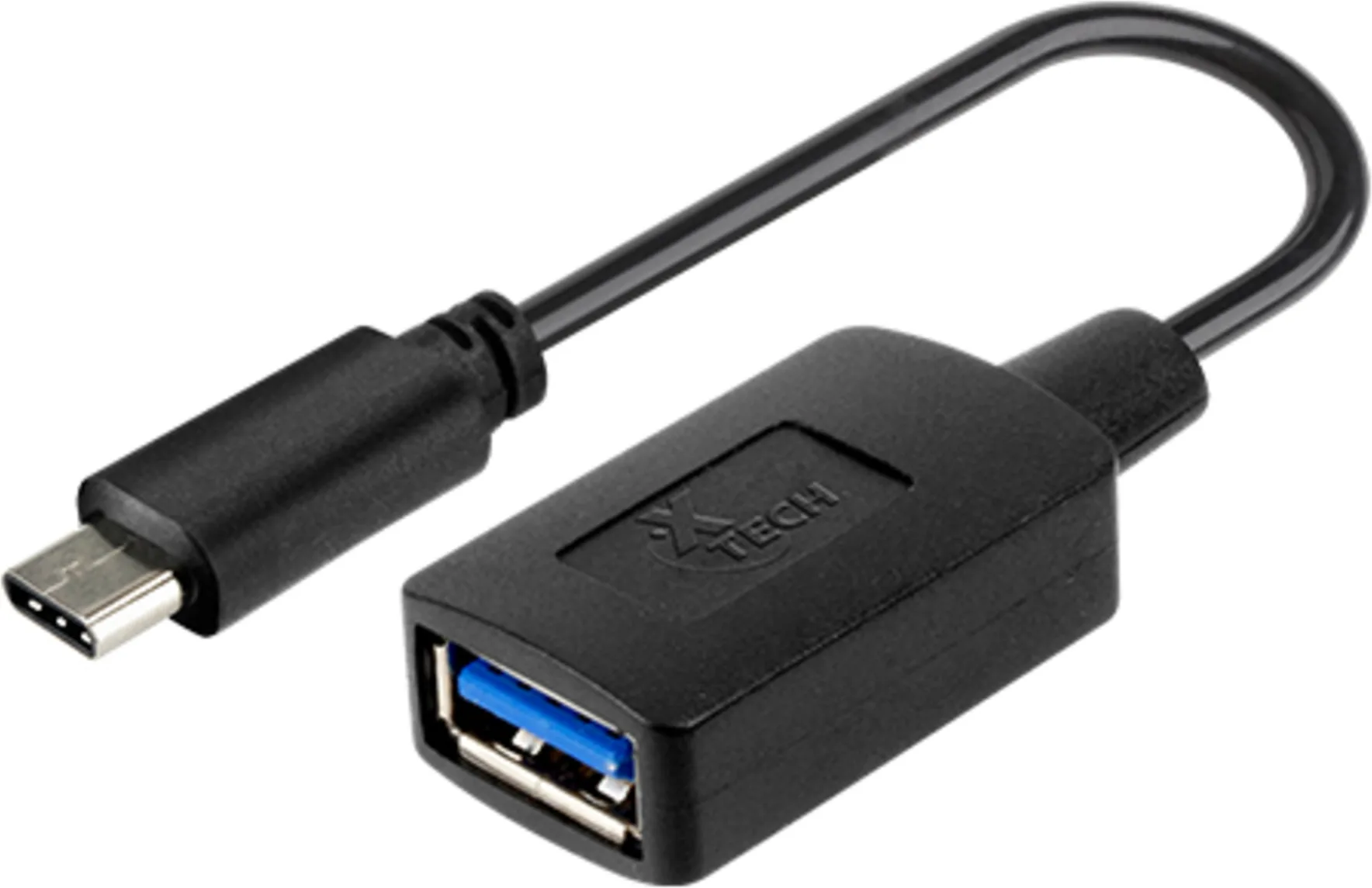 Imagen 0 de Adaptador USB Tipo-C Macho a USB Tipo-A 3.0 Hembra, Cable 12cm - Xtech XTC-515 