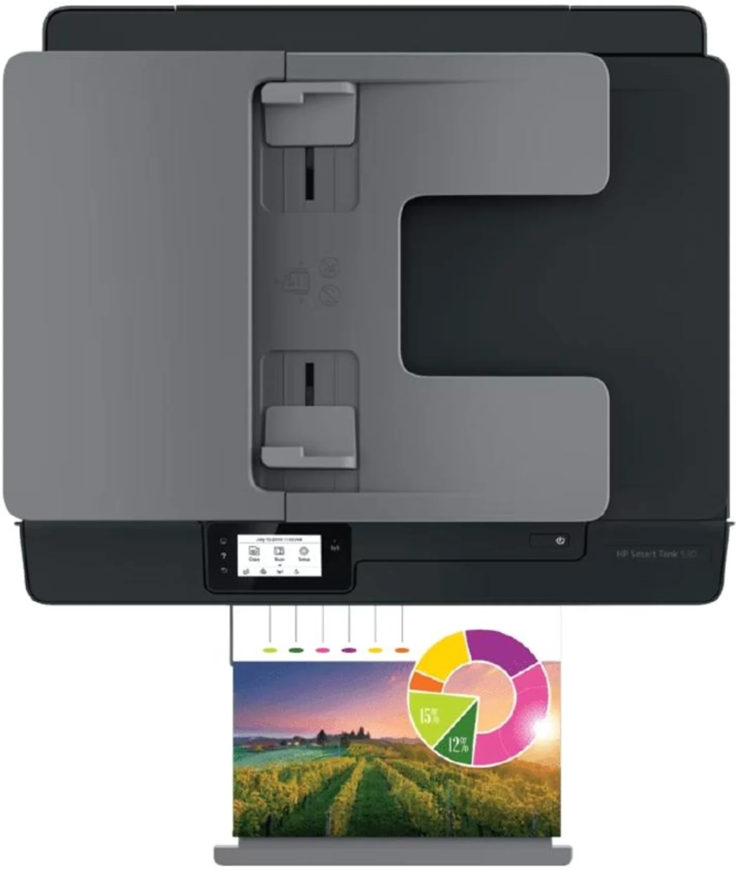 Imagen 5 de Impresora Multifunción HP Smart Tank 530 Color Iny. Tinta WIFI USB2.0 Bluetooth