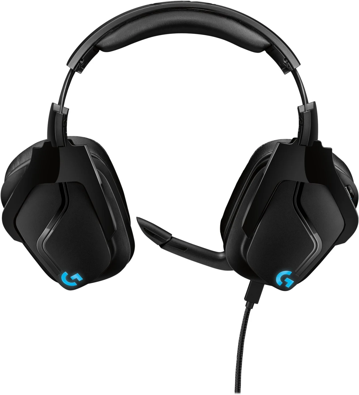 Imagen 5 de Audífonos Gamer Inalámbricos Logitech G935 RGB LightSync 7.1 DTS c/Mic Negro